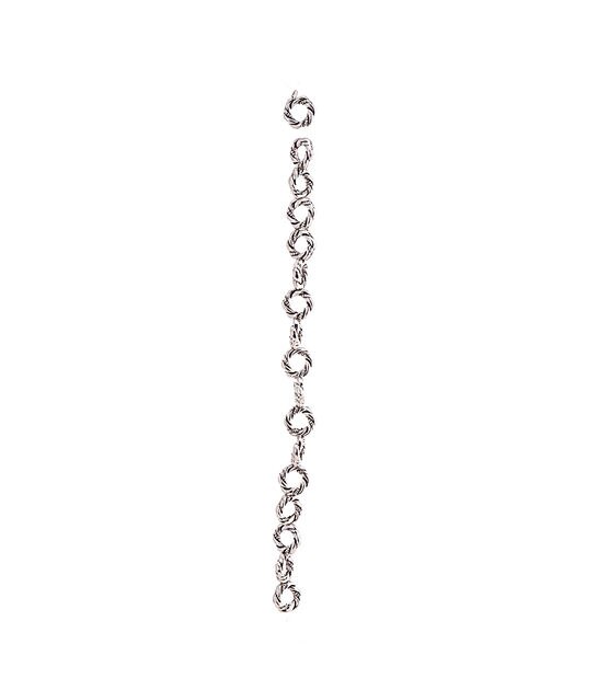 7" Rhodium Loop Chain Beads by hildie & jo, , hi-res, image 3