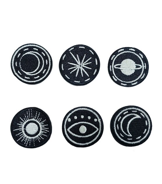 6ct Celestial Iron On Patches by hildie & jo
