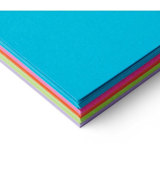 50 Sheet 8.5" x 11" Bright Solid Core Cardstock Paper Pack by Park Lane, , hi-res, image 2