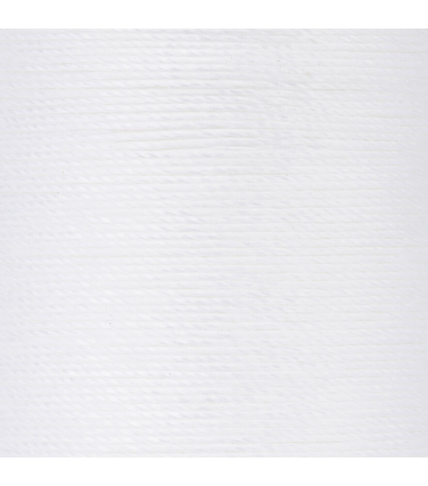 Coats & Clark 175yd Bold 10wt Hand Quilting Thread, White, swatch, image 1