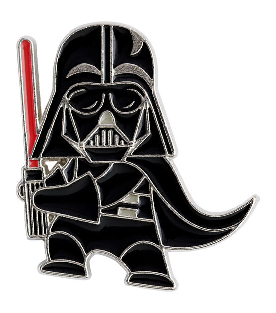 Blumenthal Lansing 1 1/2" Black Star Wars Darth Vader Shank Button, , hi-res, image 3
