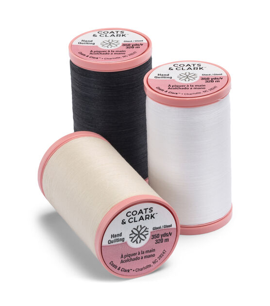 Coats Cotton Hand Quilting Thread 350yd White