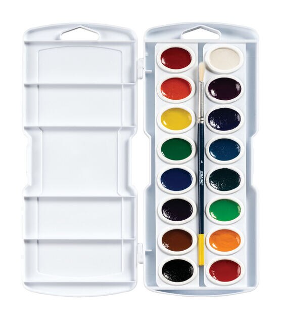 Prang Watercolor Paint Cakes 16 Pkg Assorted Colors, , hi-res, image 4