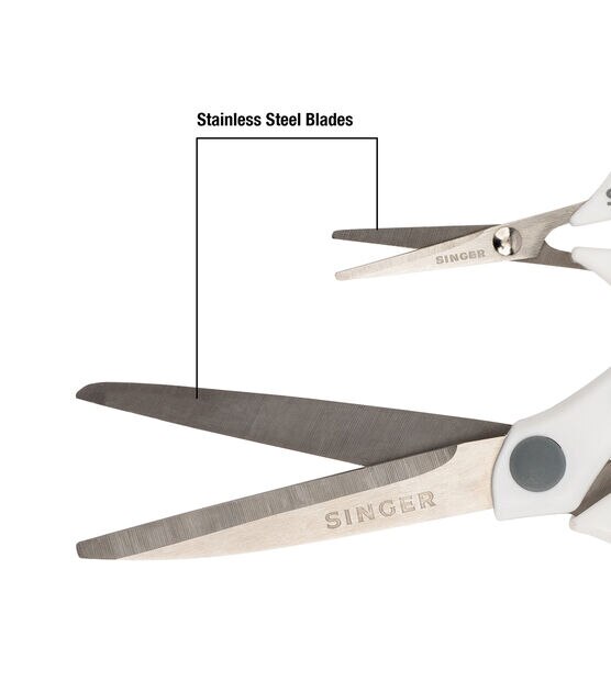 SINGER Heavy Duty Fabric Scissors, 9.5 Dressmaker Shears with Comfort Grip  Handles