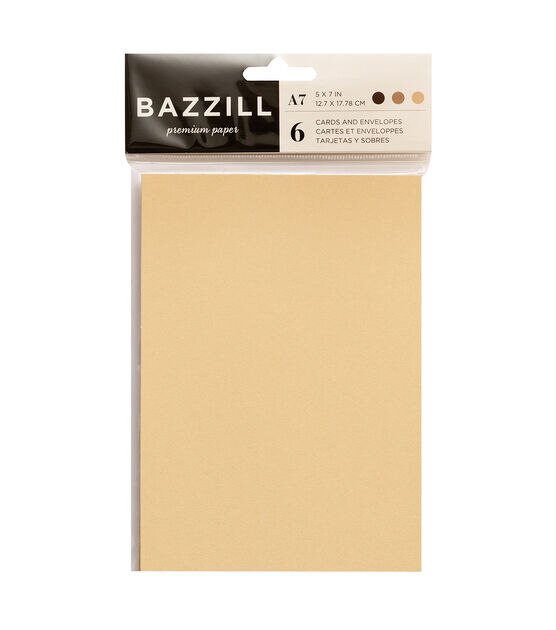 Bazzil A7 Cards and Envelopes 6pc