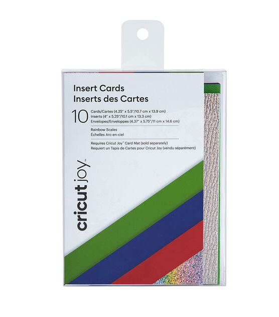 Cricut Joy 30ct Multicolor Scales Sampler A2 Insert Cards, , hi-res, image 1