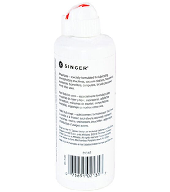 Singer Sewing Machine Oil - SANE - Sewing and Housewares