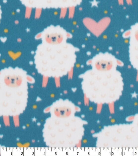 Sheep Blizzard Fleece Fabric, , hi-res, image 3