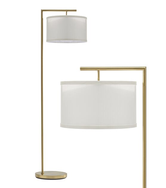 Brightech Montage Modern LED Floor Lamp - Antique Brass