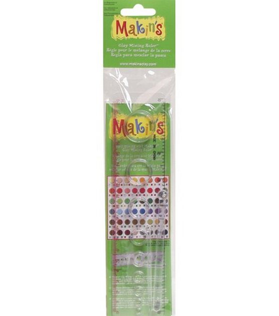 Makin's Clear Clay Mixing Ruler
