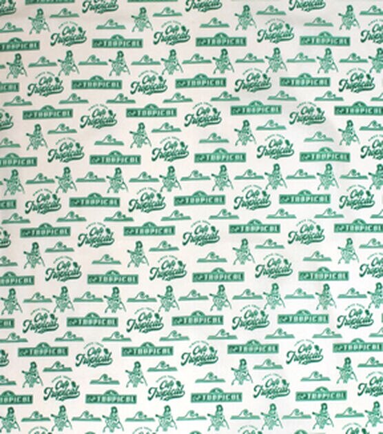 Schitt's Creek Cafe Tropical Cotton Fabric, , hi-res, image 2