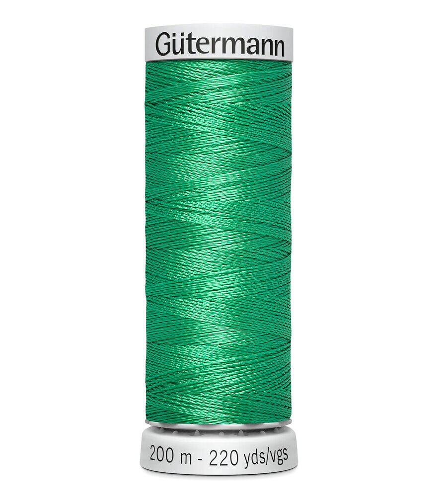 Gutermann 200M Dekor Thread, 8275 Green Grass, swatch