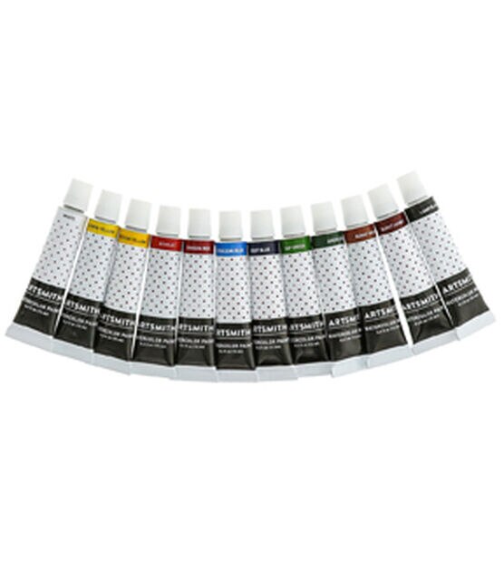 12ml Watercolor Paint Set 12ct by Artsmith, , hi-res, image 3