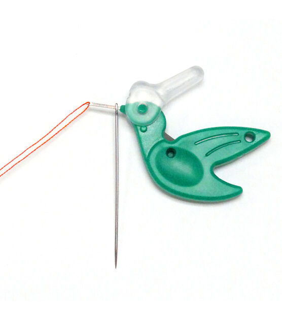 Dritz Hummingbird Needle Threader, Green, , hi-res, image 6