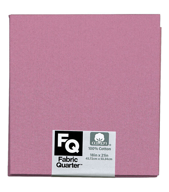 Ballet Pink 1 Piece Cotton Fabric Quarter