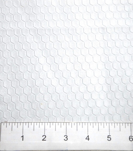 Yaya Han Cosplay  Stretch Fabric White Scuba Hexagon, , hi-res, image 6