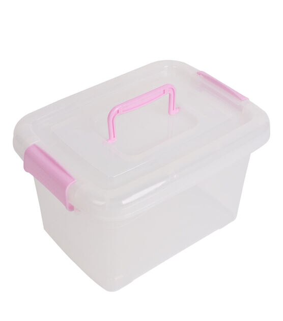 11" x 6.5" Pink & Blue Plastic Storage Boxes 5ct by Top Notch, , hi-res, image 21