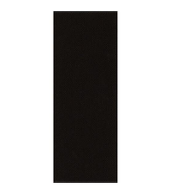 Offray 2.25"x9' Seamaid Solid Accent Ribbon Black