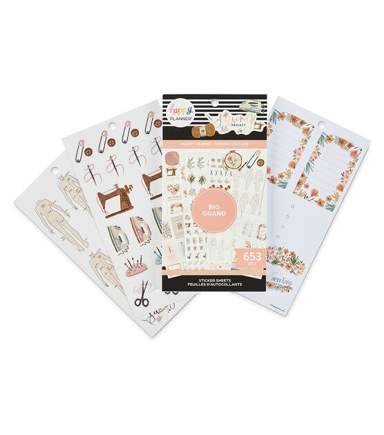 653pc Sewing 30 Sheet Happy Planner Sticker Pack, , hi-res, image 2
