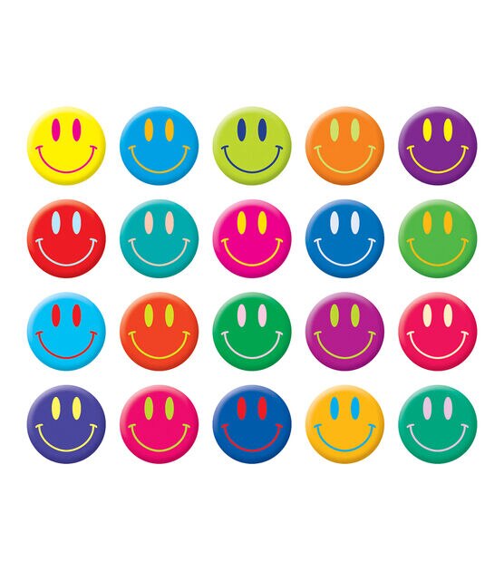 Scholastic 0.75" Smiley Faces Stickers 1440pc, , hi-res, image 2