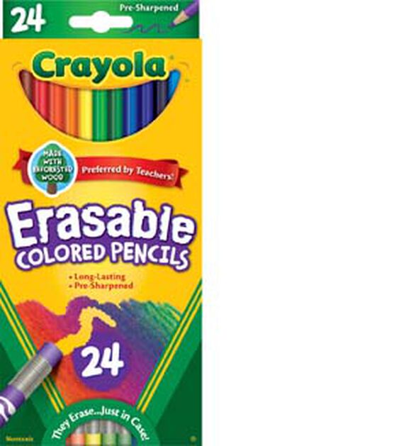 Crayola 24ct Erasable Colored Pencils