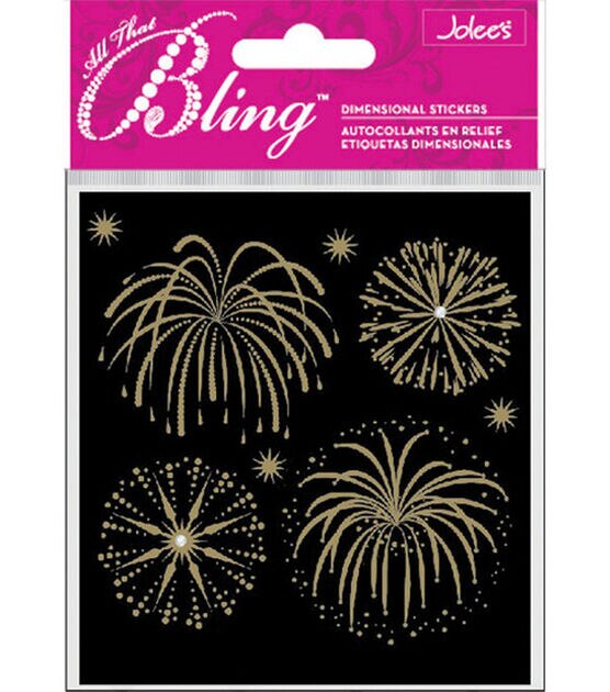 EK Success Bling Stickers Fireworks
