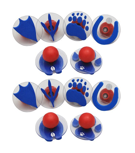 Ready 2 Learn 3" Paw Prints Stampers 12ct