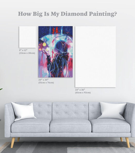 Diamond Art Kit 16 in. x 20 in. Premium Reflection