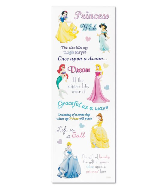 Sticko Disney Princess Stickers Phrase