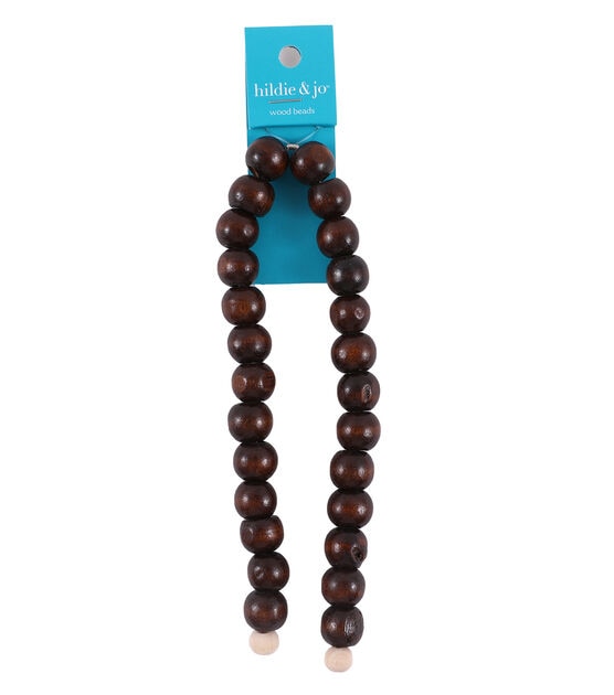 12" Wood Chestnut Bead Stands by hildie & jo