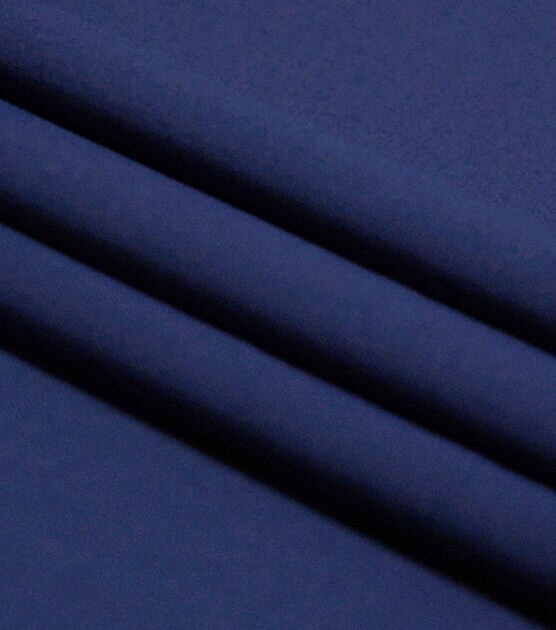 Navy Stretch Twill Sportswear Fabric, , hi-res, image 2