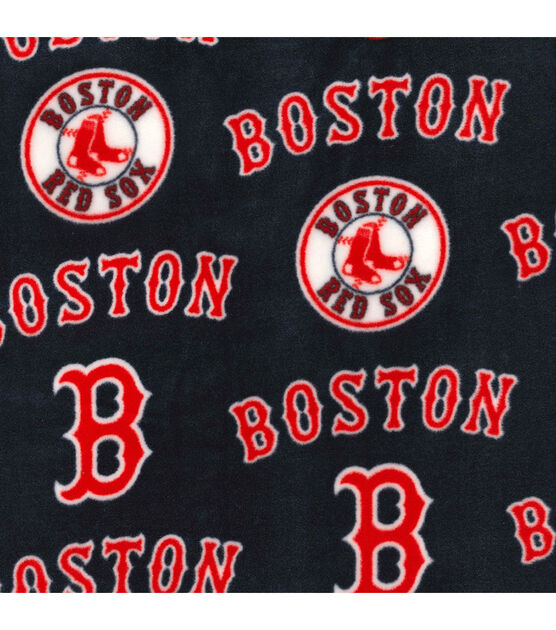 Fabric Traditions Boston Red Sox Fleece Fabric Tossed, , hi-res, image 2
