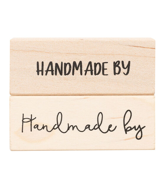 American Crafts Wooden Stamp Handmade By