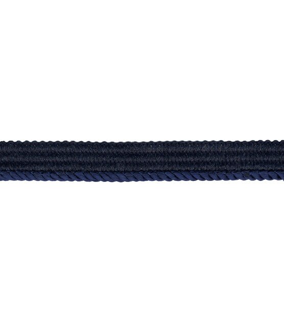 3/16in Navy Twisted Lip Cord Trim by Signature Series, , hi-res, image 2