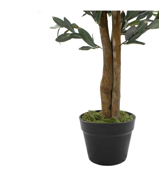 Northlight 40" Brown and Green Artificial Olive Tree with Foliage, , hi-res, image 4
