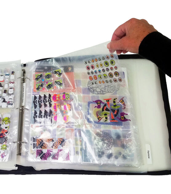 Binder- Storage Binder for Craft Supplies and Jewelry. – Kit