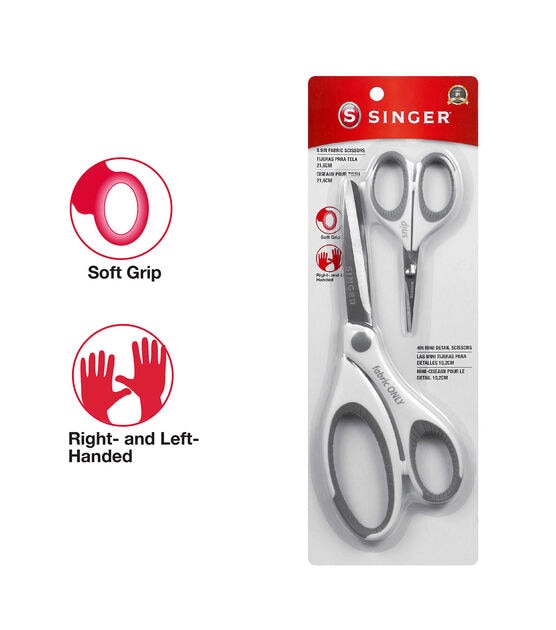 SINGER Sewing and Detail Scissors Set with Comfort Grip, , hi-res, image 10