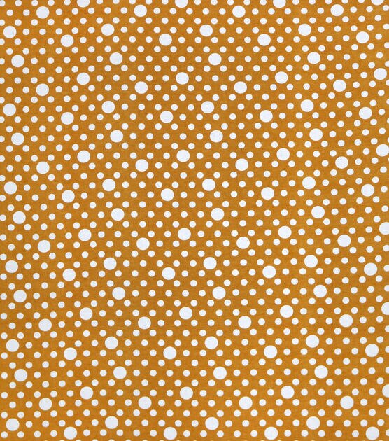 POP! Mustard Dot Super Snuggle Flannel Fabric