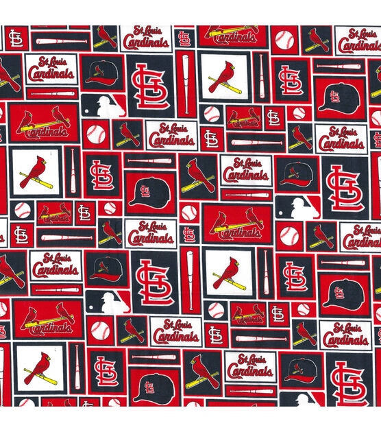 Fabric Traditions St. Louis Cardinals Cotton Fabric Patch, , hi-res, image 2