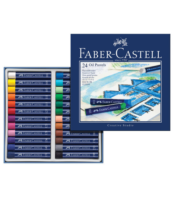 Faber Castell Creative Studio Oil Pastel Set 24 Colors