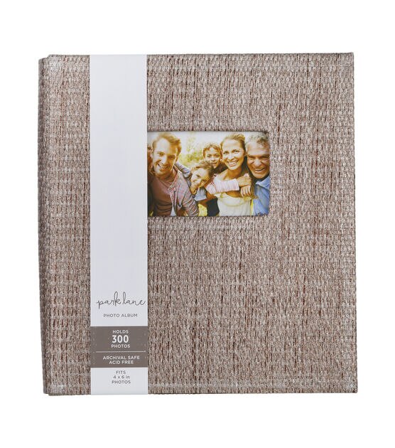 12" x 12" Brown Rattan Photo Album by Park Lane