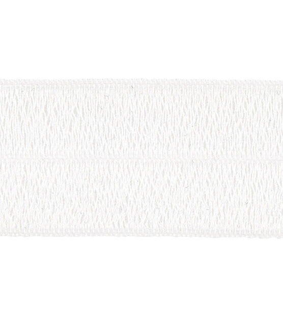 Simplicity Stretch Knit Band Trim 1'' White
