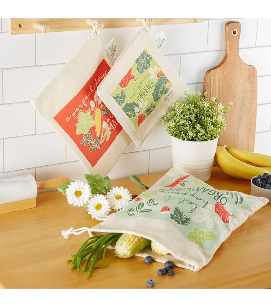 Design Imports Set of 3 Market Produce Bags, , hi-res, image 7