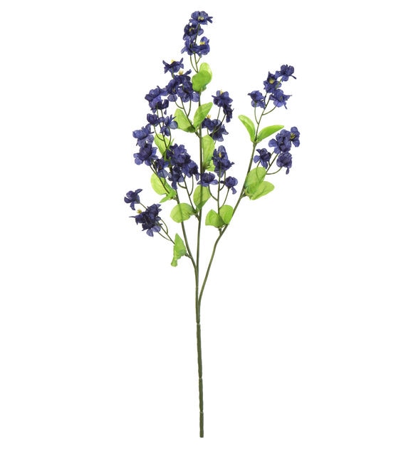 20" Navy Blossom Stem by Bloom Room