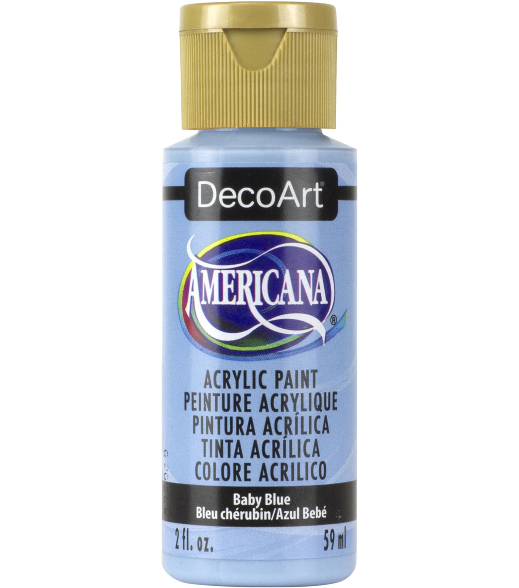 DecoArt Americana Acrylic 2oz Paint, Baby Blue, hi-res