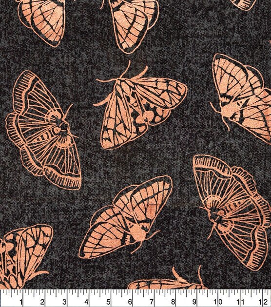 18" x 21" Butterfly Metallic Cotton Fabric Quarter by Keepsake Calico, , hi-res, image 3