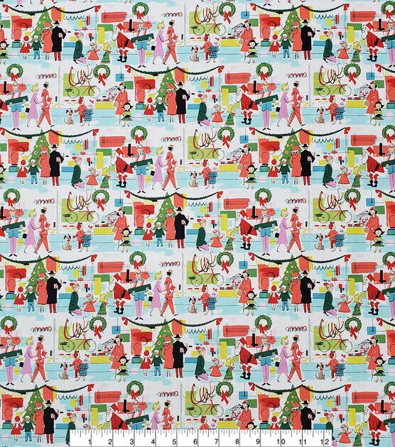 Alexander Henry Merry Main Street Christmas Cotton Fabric, , hi-res, image 2