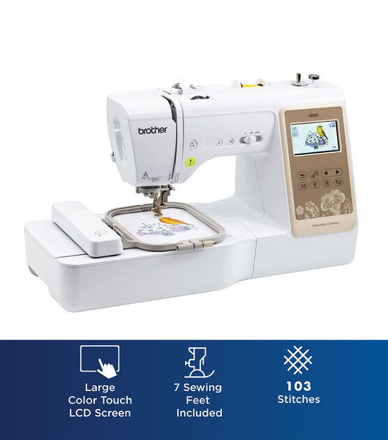 BROTHER SE625 COMPUTERIZED Sewing and Embroidery Machine with Foot Pedal  $280.00 - PicClick