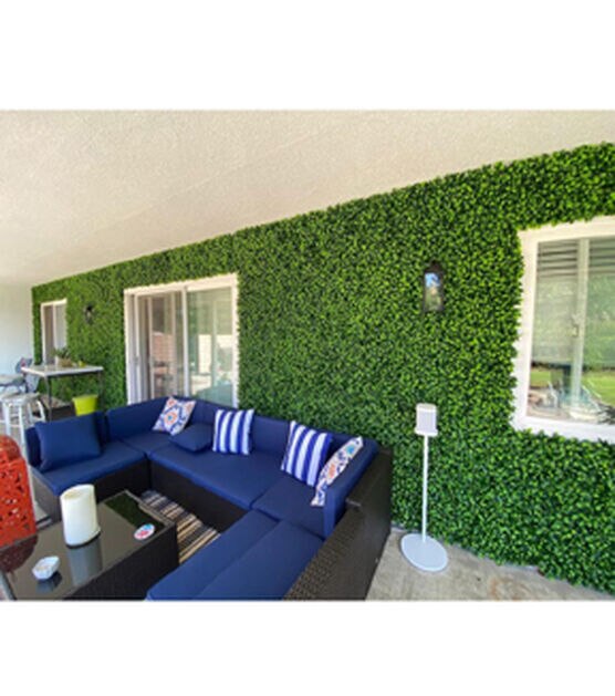 Greensmart Dekor 20" Artificial Cancun Style Plant Wall Panels 4pk, , hi-res, image 5