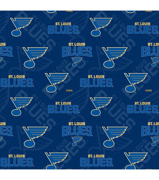  NHL St. Louis Blues Throwback Logo Multi, Quilting Fabric by  the Yard : Arts, Crafts & Sewing